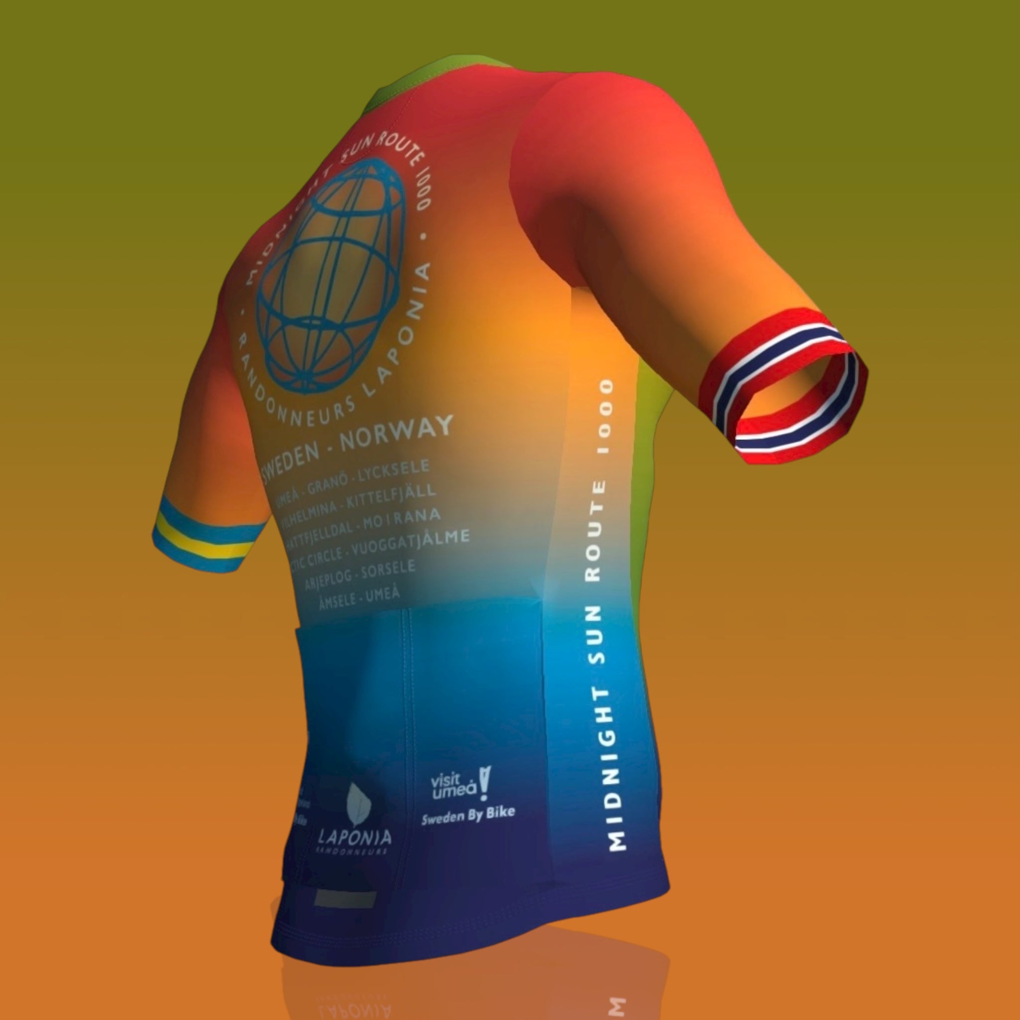 Midnight Sun Route 1000 [MEN] - GRAND 3.0 SS JERSEY [[ART 67253]