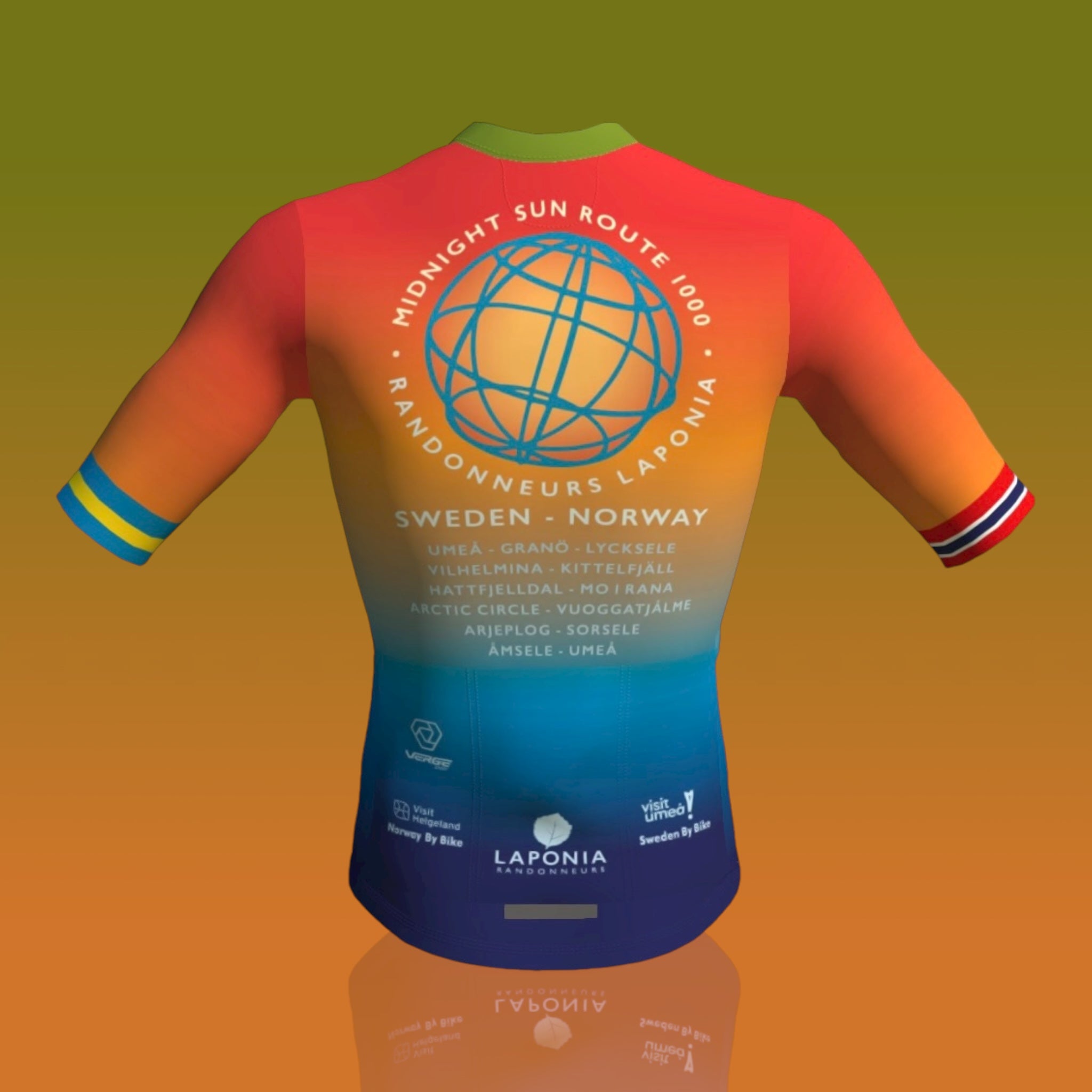 Midnight Sun Route 1000 [MEN] - GRAND 3.0 SS JERSEY [[ART 67253]