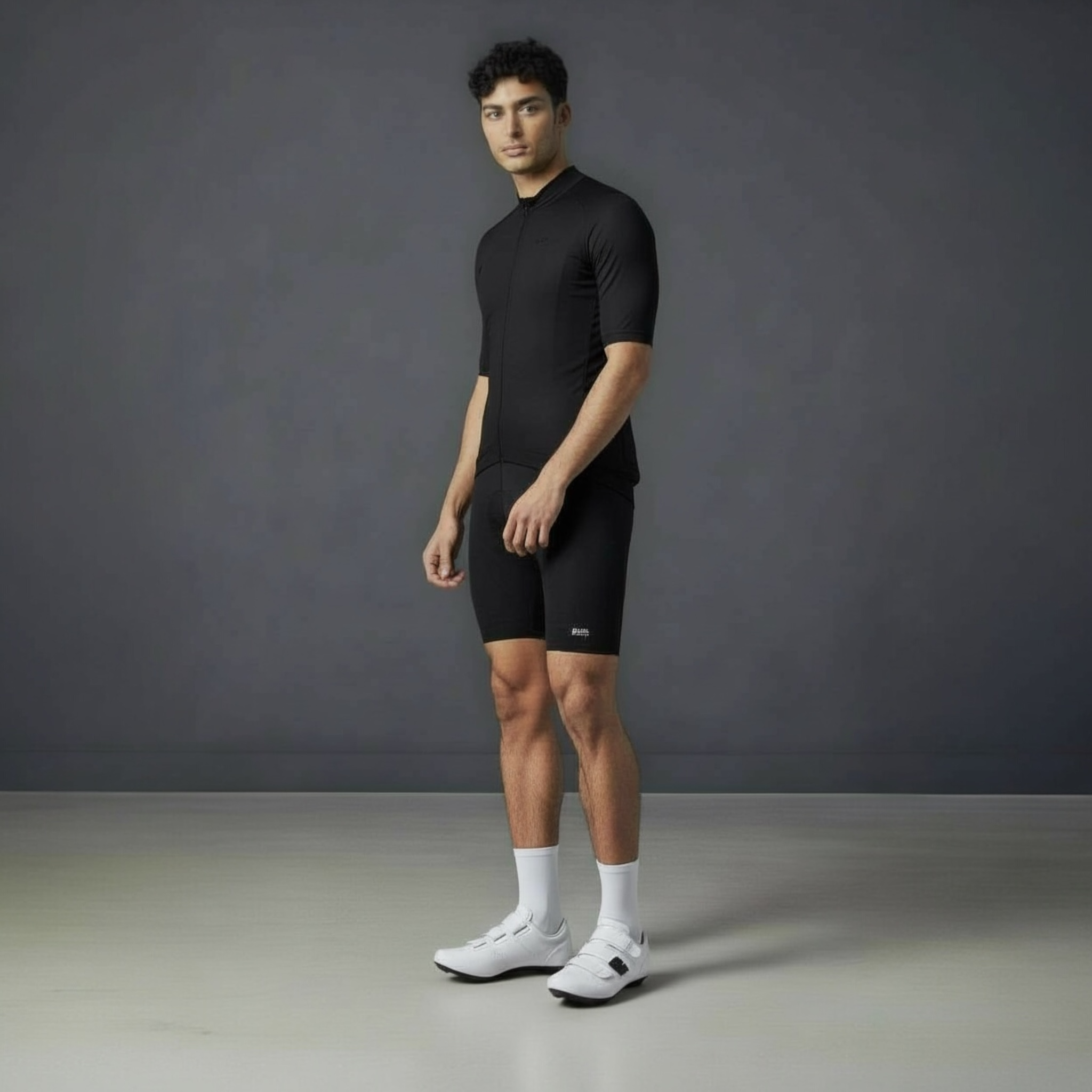 LC ALTEA HIGH CYCLING SOCK  "JUST WHITE" [no logos]