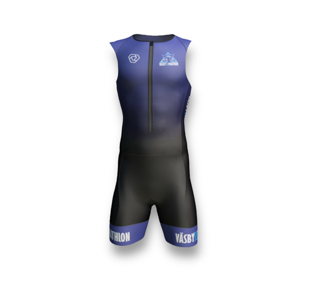 Väsby SS Tri [DAM] - SPEED 3.1 TRI SUIT NO SLEEVE - FRONT ZIPPER (MED NAMN)
