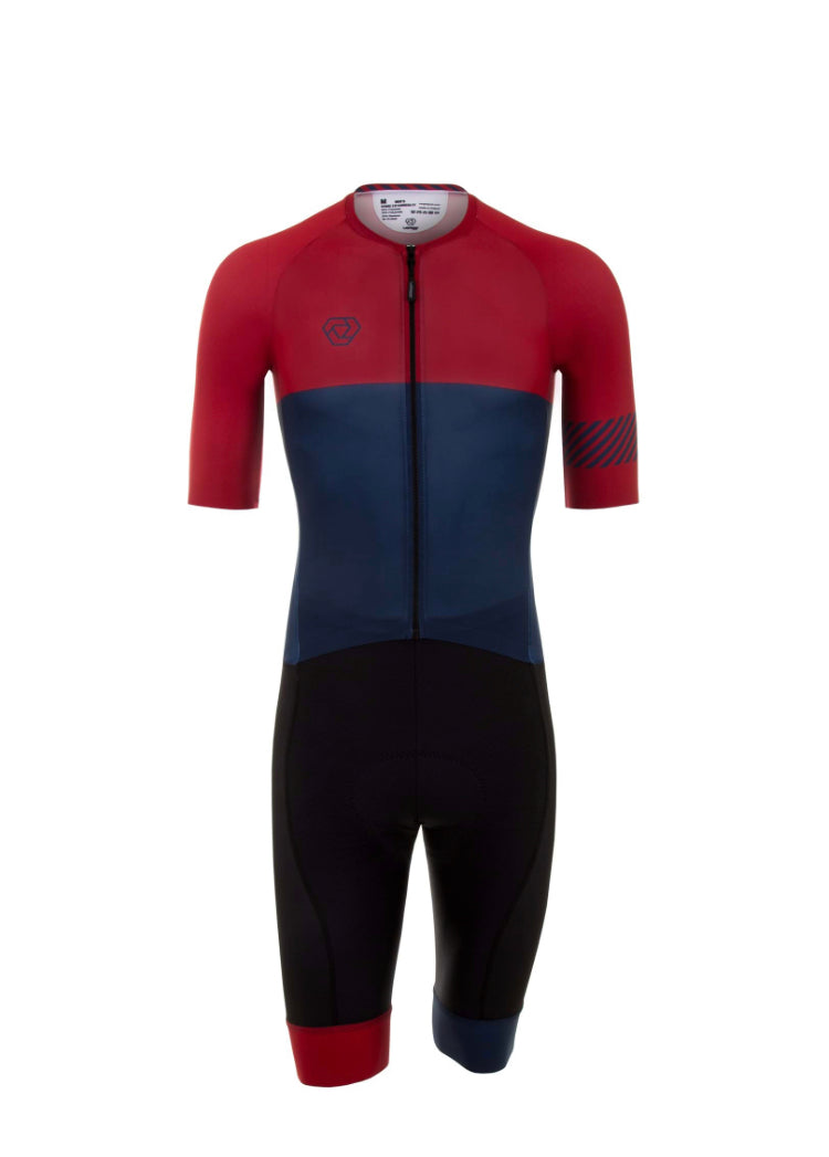 TEAM UV [DAM]  -  STRIKE LS CARRERA Speedsuit (With Pockets) - BLÅ