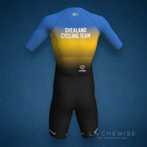 SVEALAND [HERR] - STRIKE CARRERA SS SPEEDSUIT [FDP PAD][3 POCKETS][PRO TOUR BENLÄNGD + 4 cm]