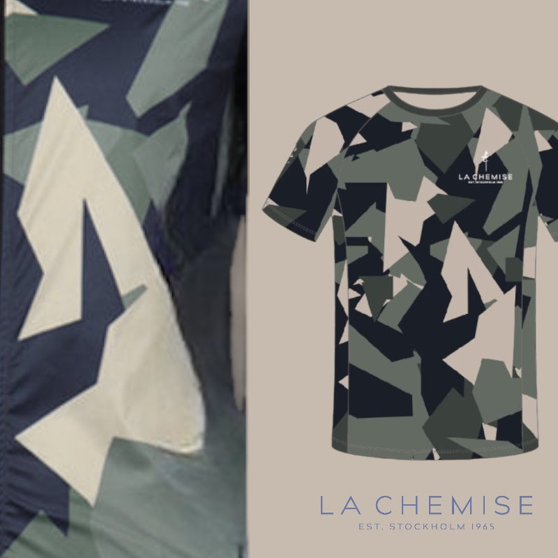 Running [MENs] Jersey LA CHEMISE CAMO FITTED CUT