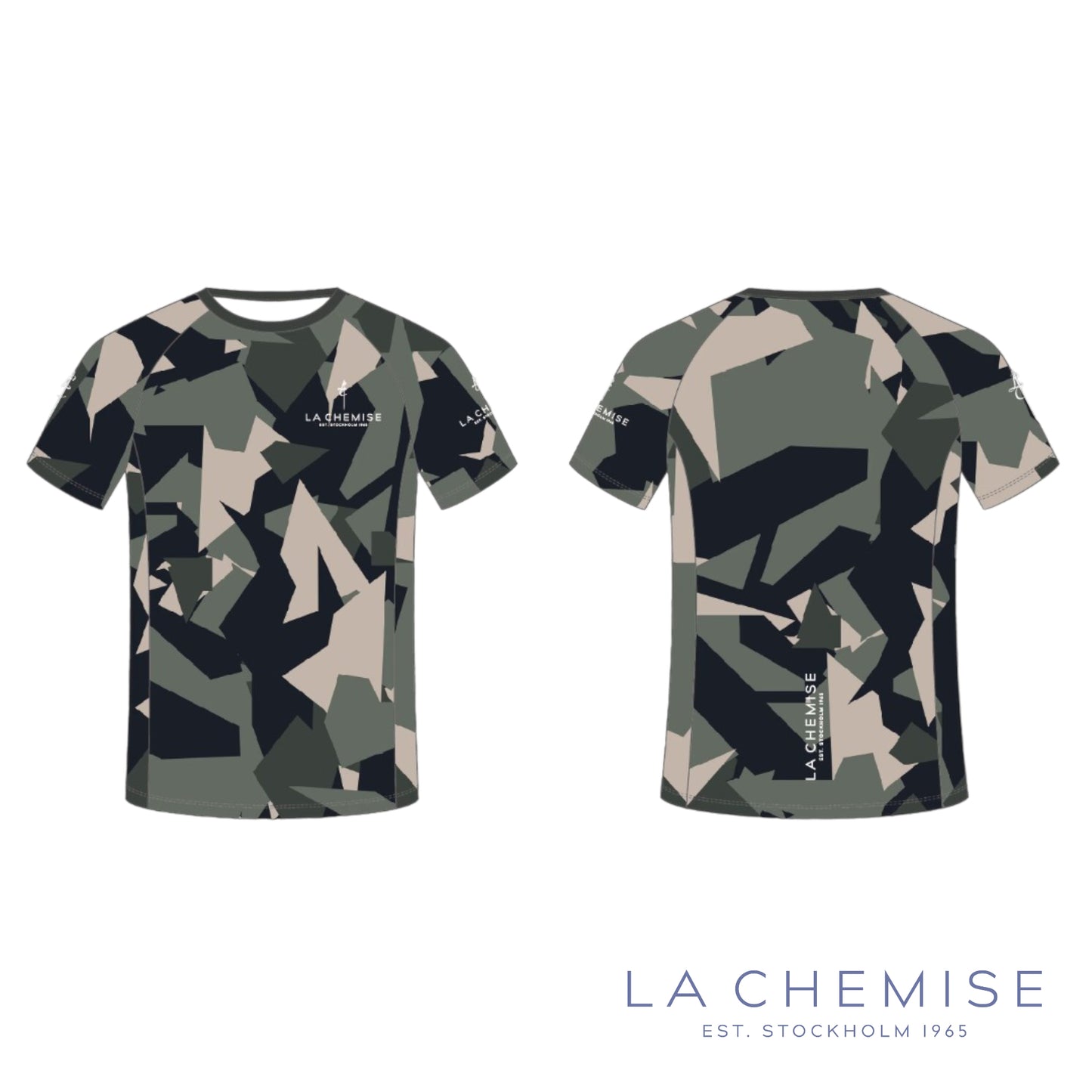 Running [MENs] Jersey LA CHEMISE CAMO FITTED CUT
