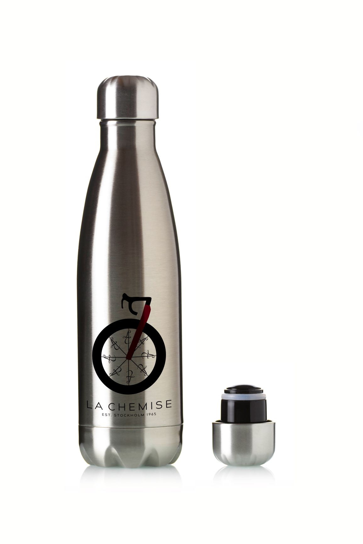 BOTTLE THERMO SILVER - "WHEEL OF FORTUNE"